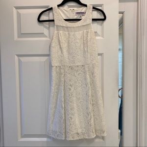 White lace dress
